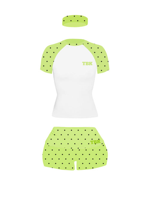 Green Polka Dot 3 pc set