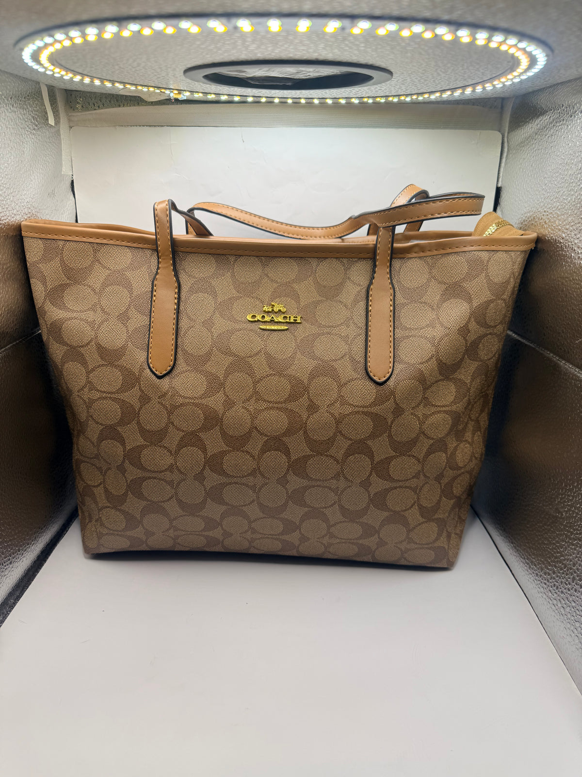 Brown Coach Handbag