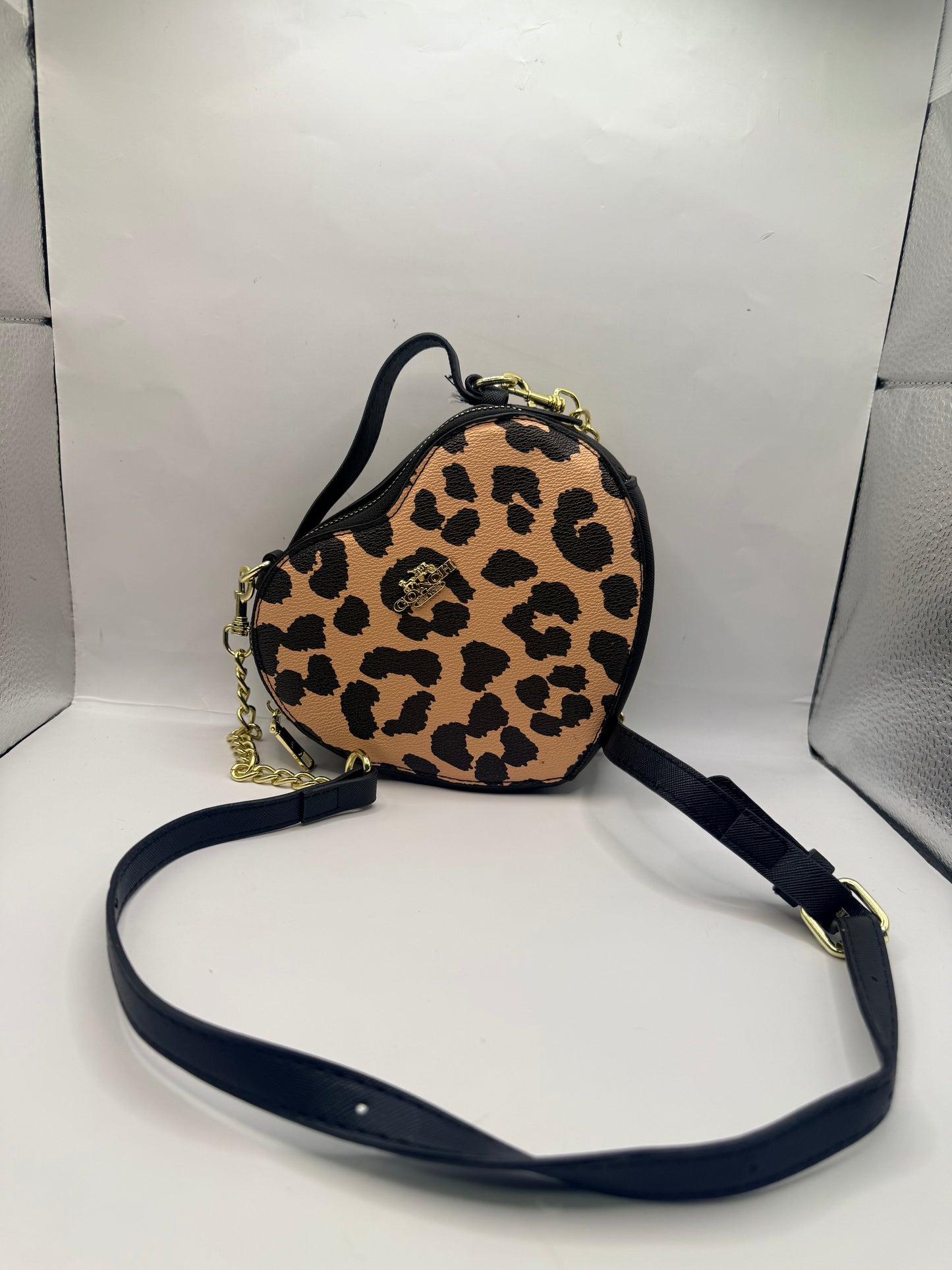 Cheetah Heart Purse