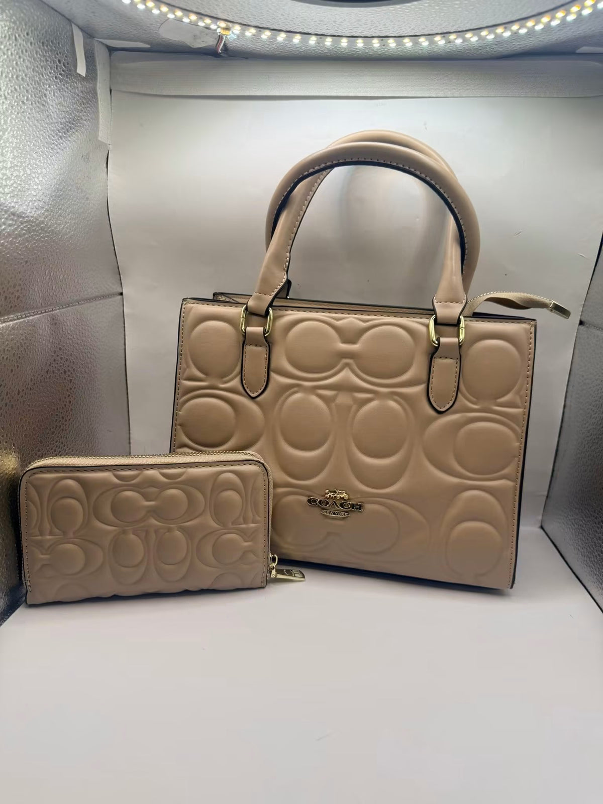Brown Coach Maggie Tote Bag