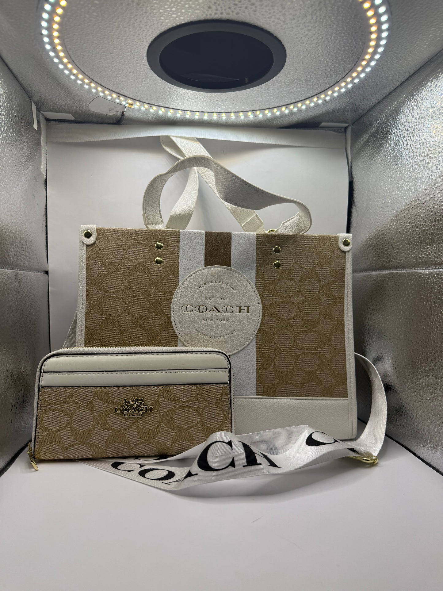 Coach Handbag With wallet