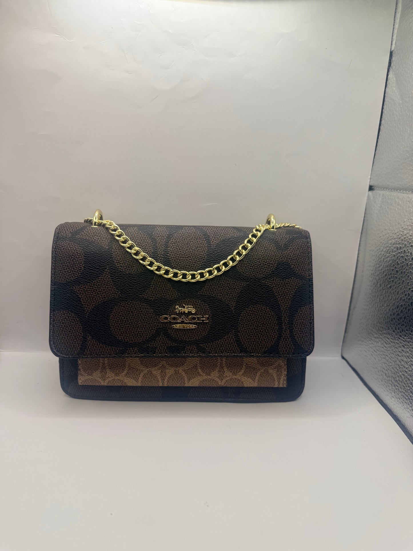 Dark Brown Coach Crossbody