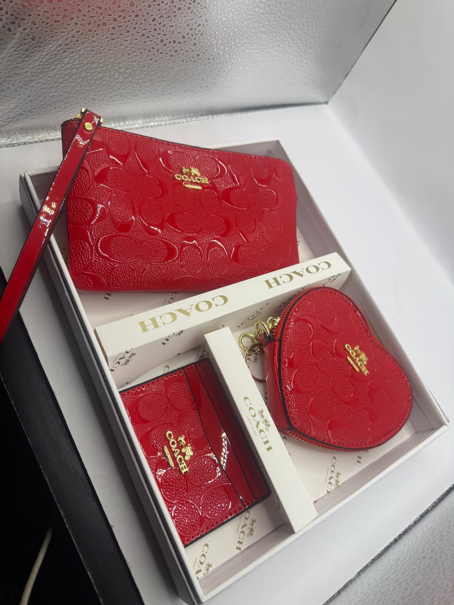 Coach Wristlet 3 piece Set