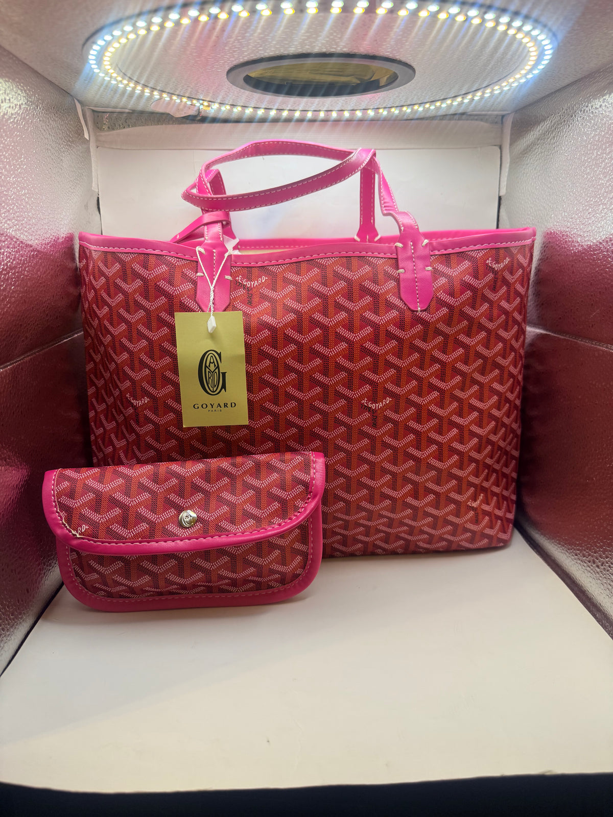Pink Goyard Handbag