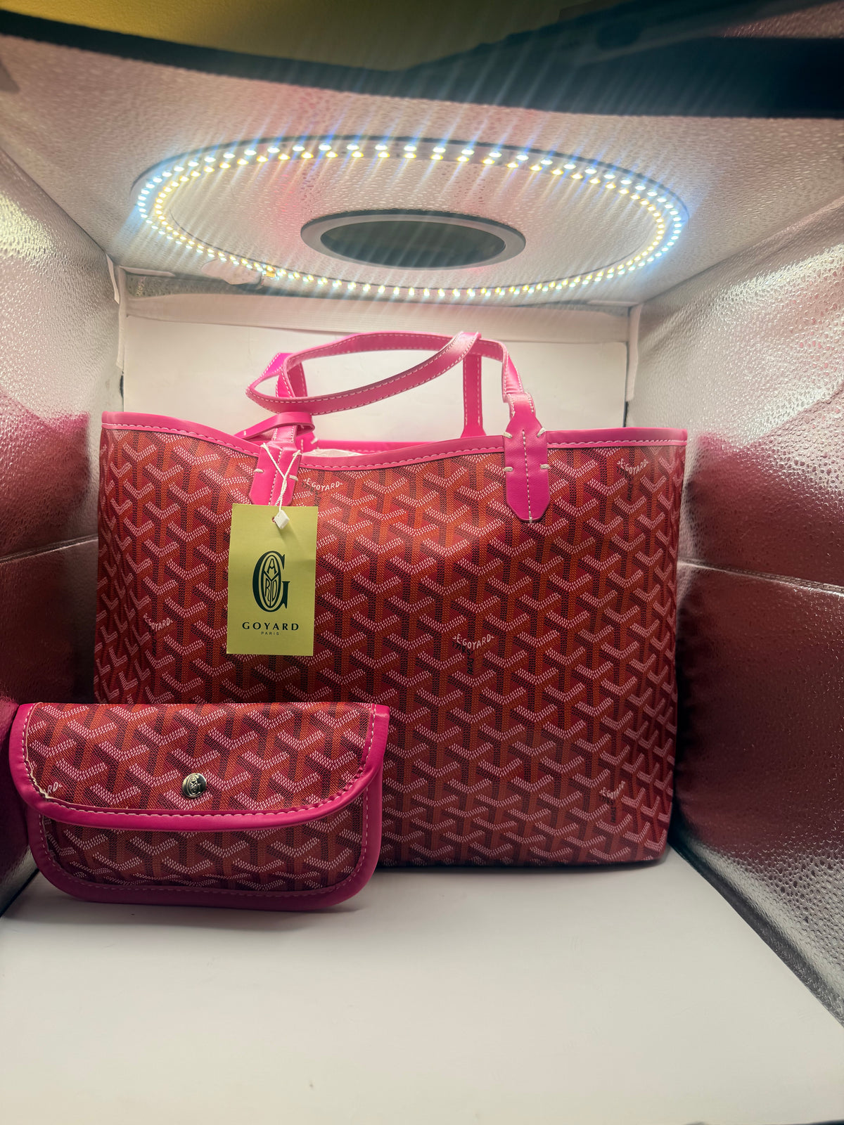 Pink Goyard Handbag