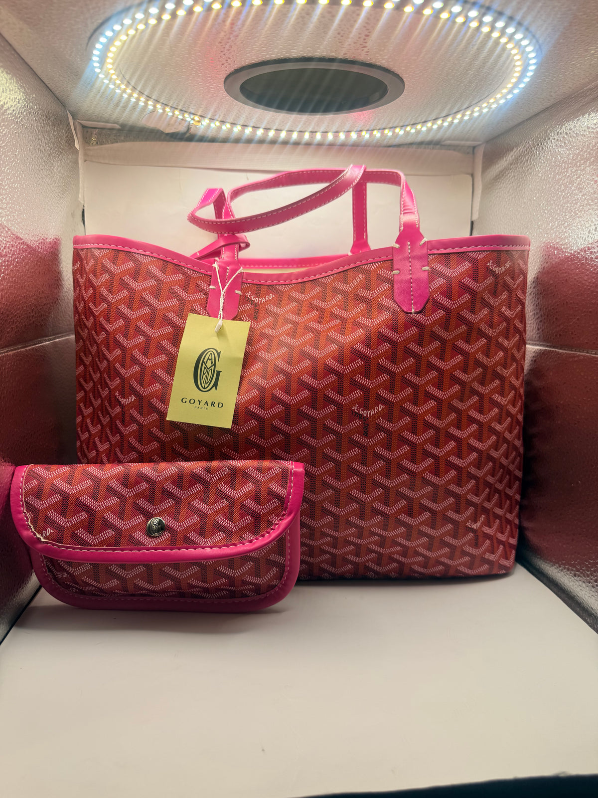 Pink Goyard Handbag