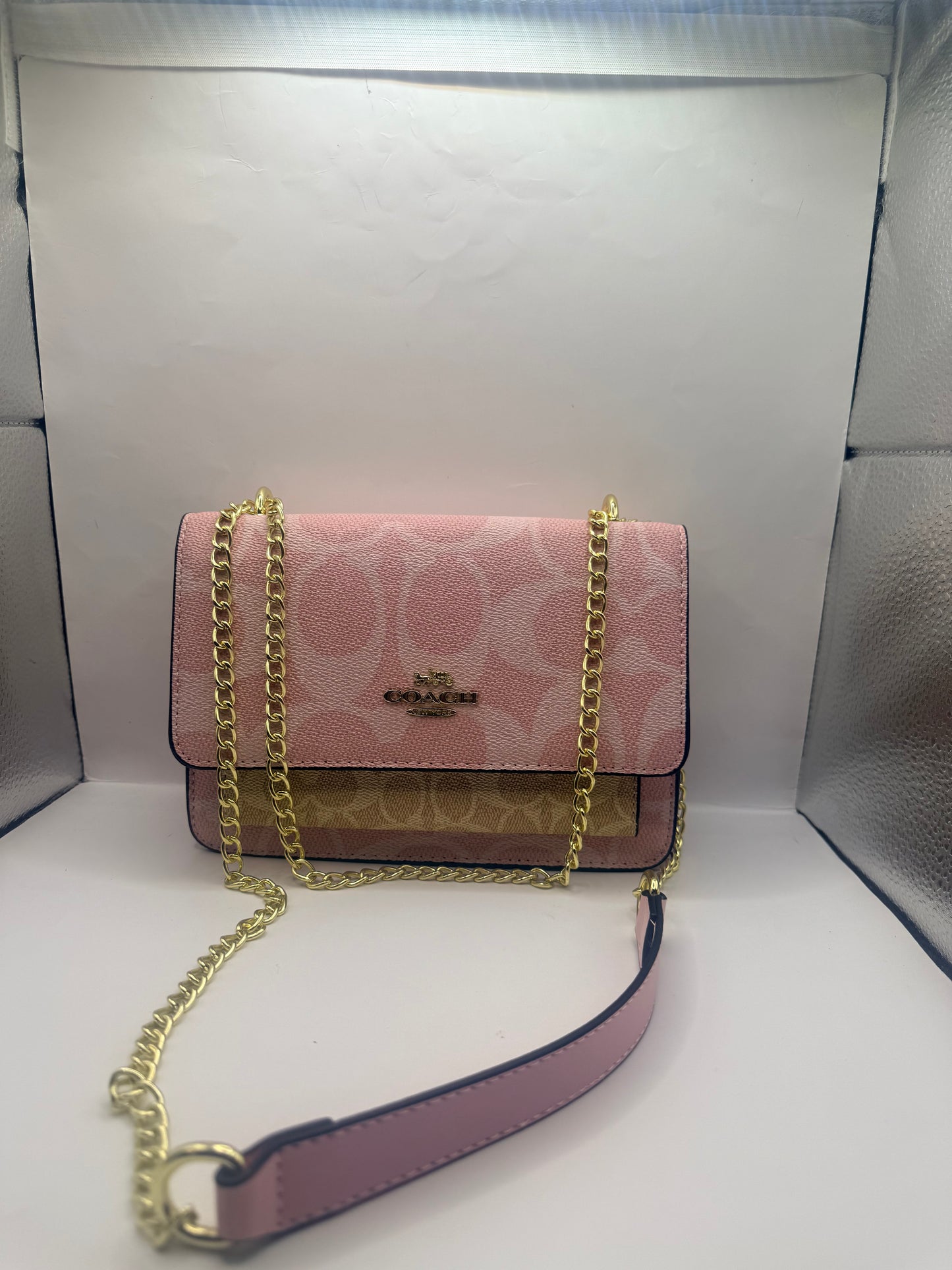 Pink Coach Crossbody