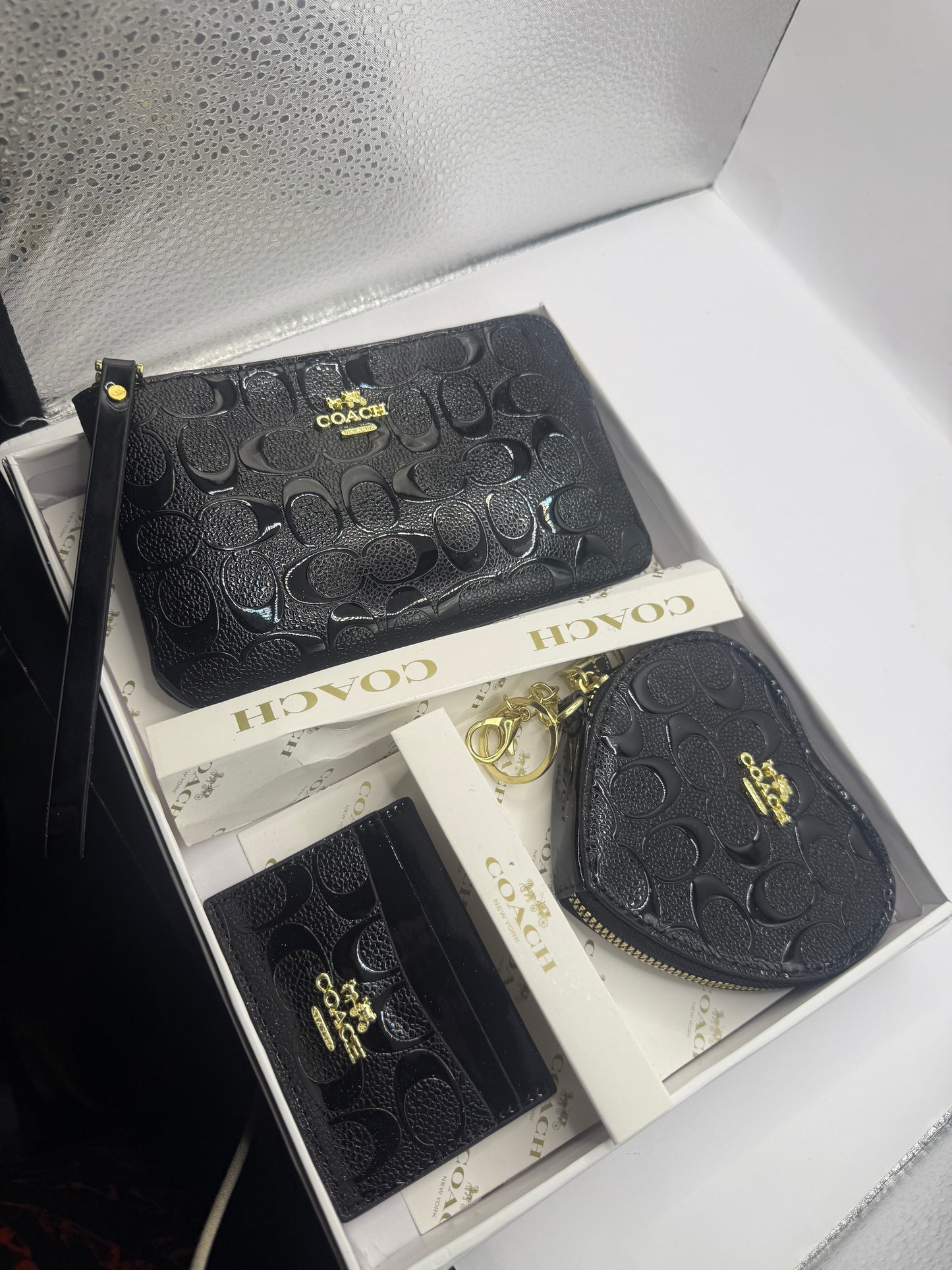 Coach Wristlet 3 piece Set