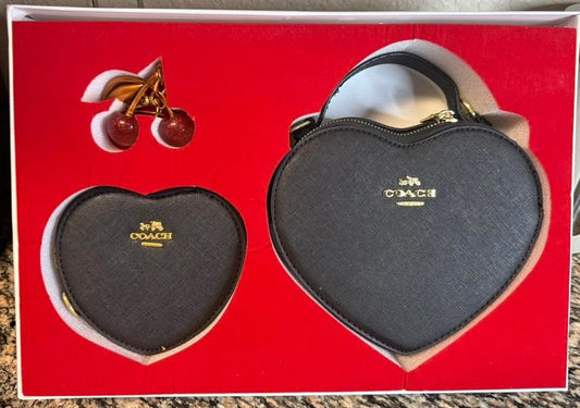 Black Heart Coach Bag
