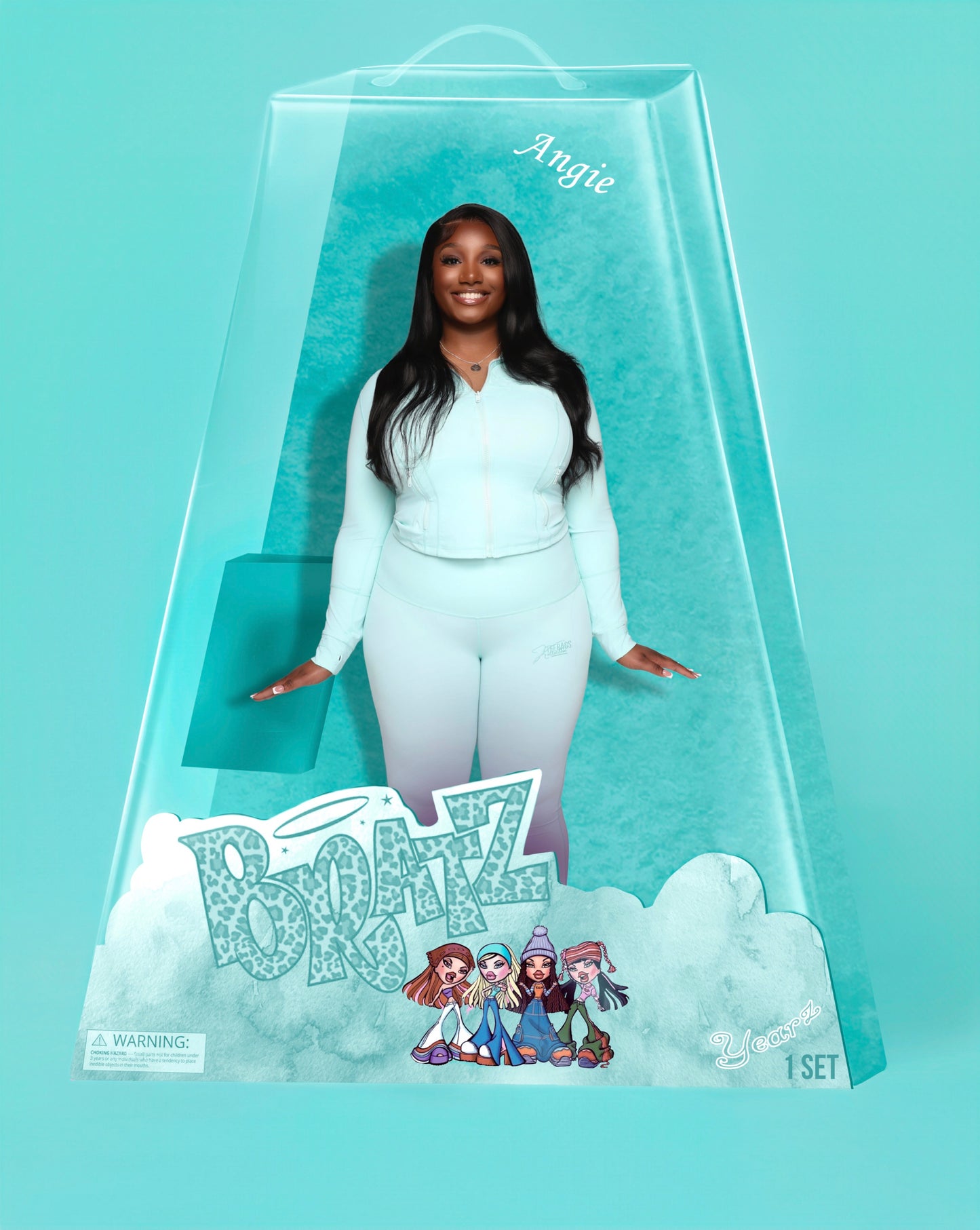 TBK Lulu Two Piece Set🩷🖤❤️🩵