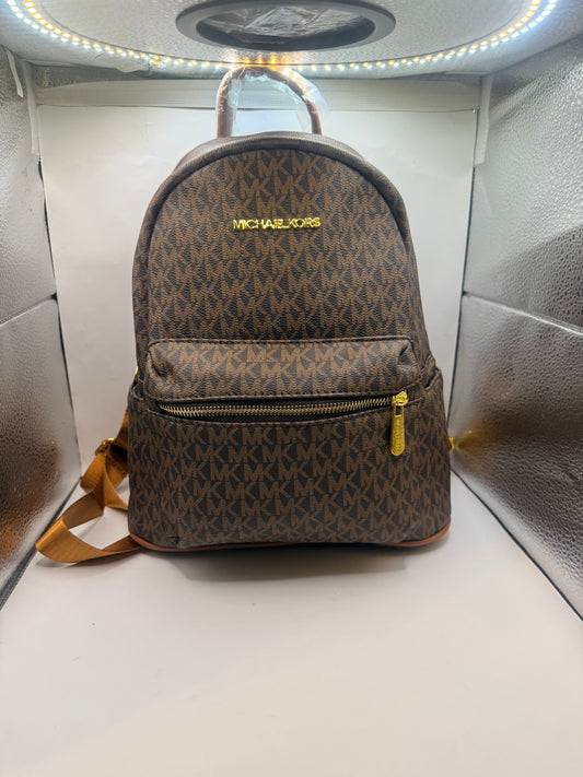 Brown MK Backpack