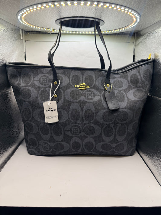 Black Coach Tote Bag