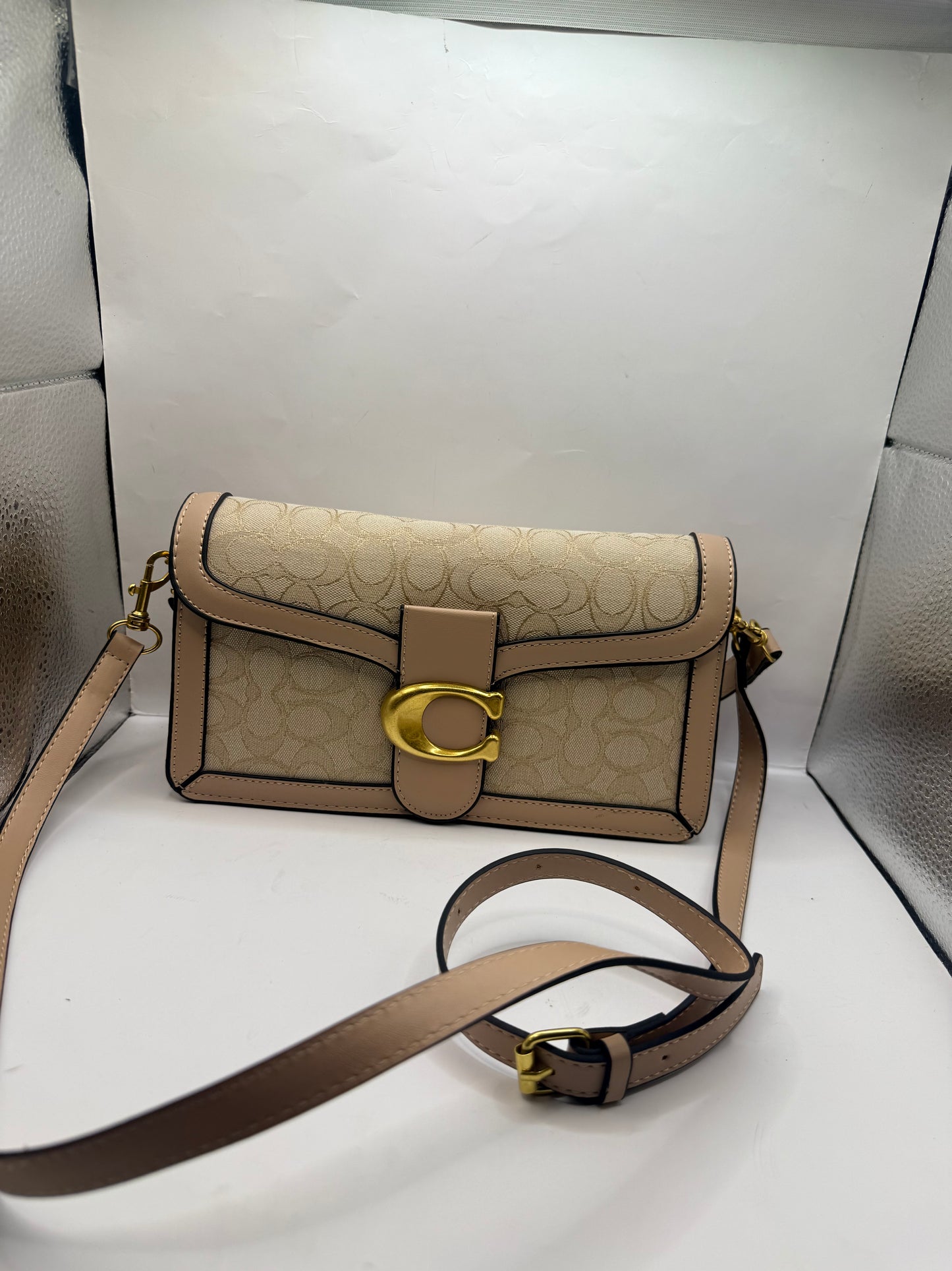 Khaki Coach Tabby Handbag