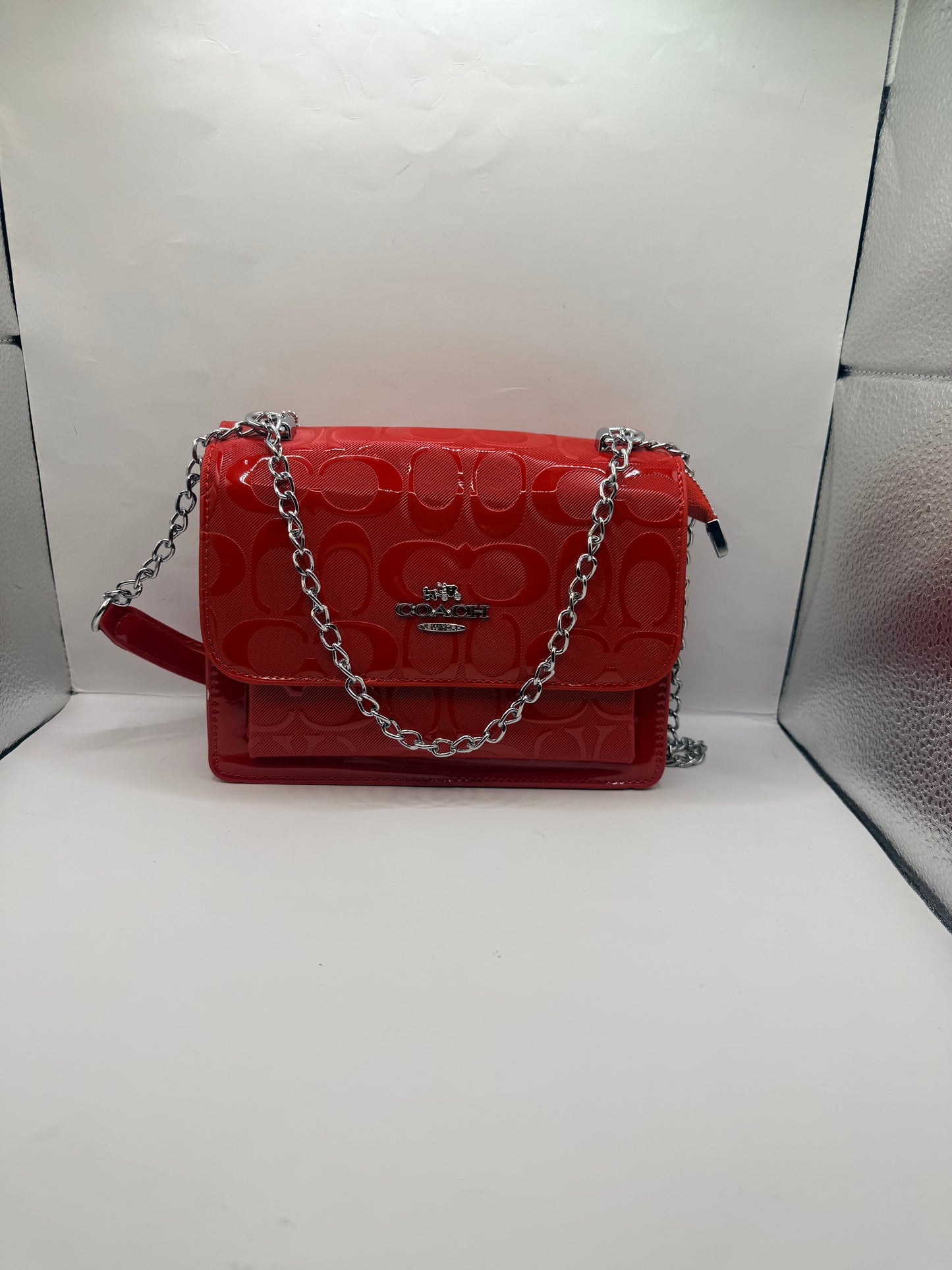 Red Coach Crossbody