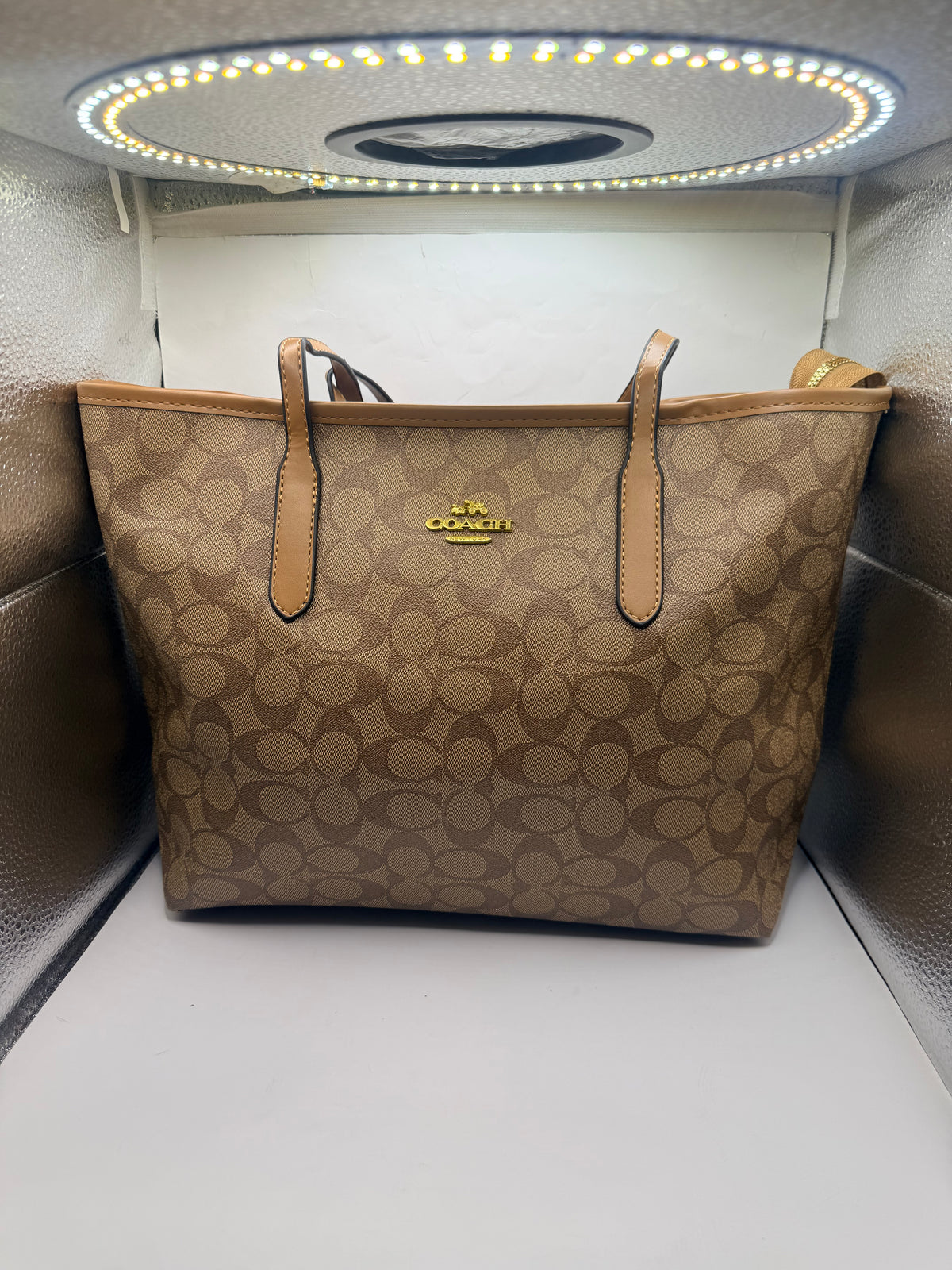 Brown Coach Handbag