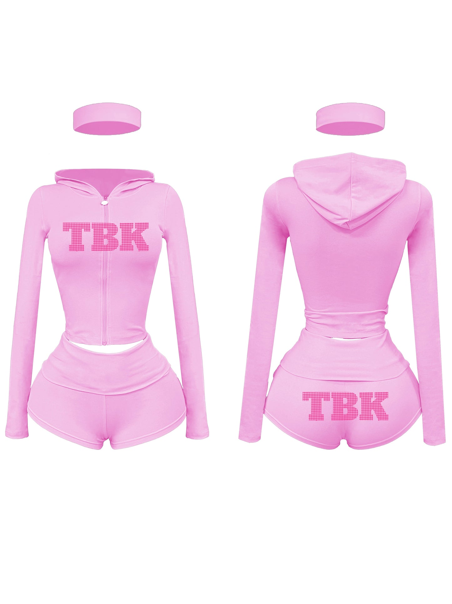 Jacket 3 pc shorts set