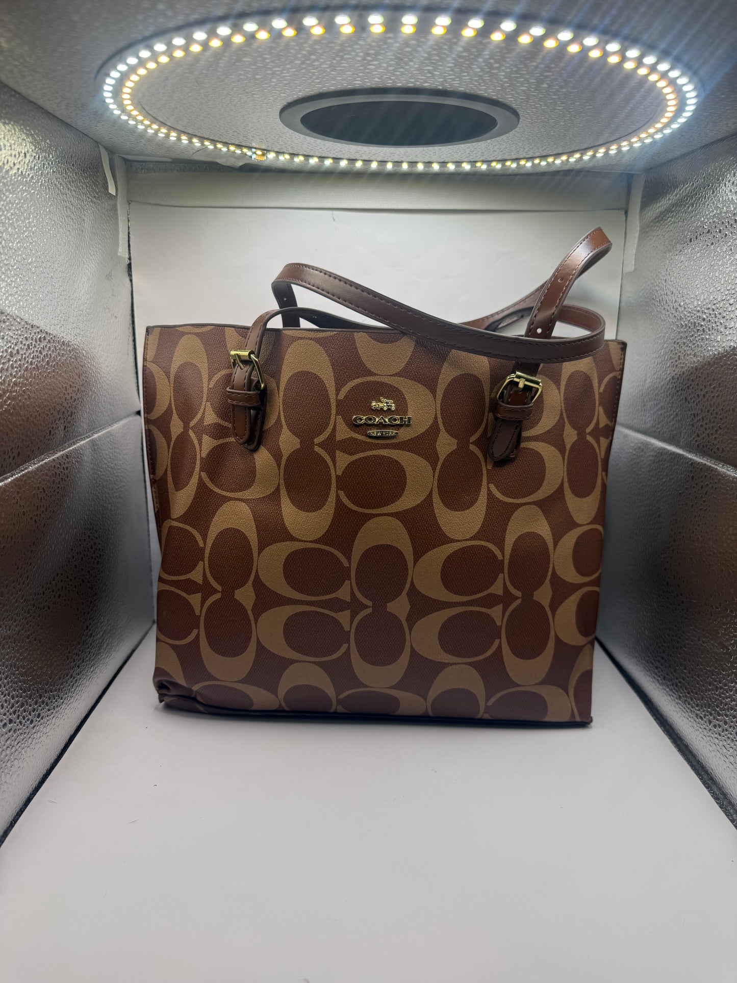 Brown Coach Handbag
