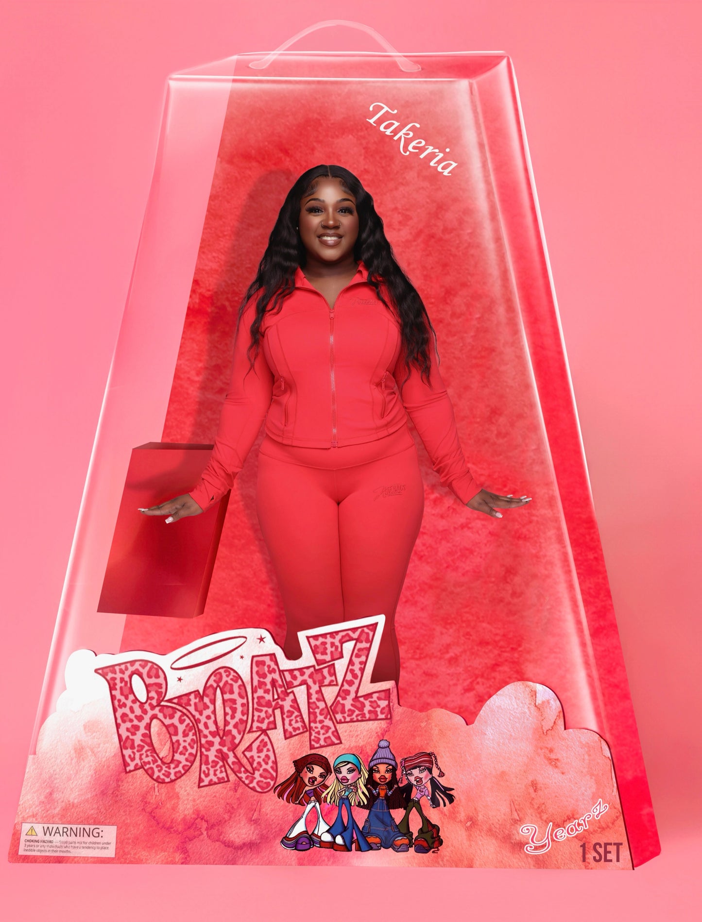 TBK Lulu Two Piece Set🩷🖤❤️🩵