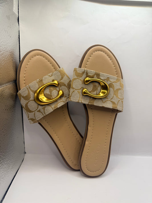 Tan Coach Slides