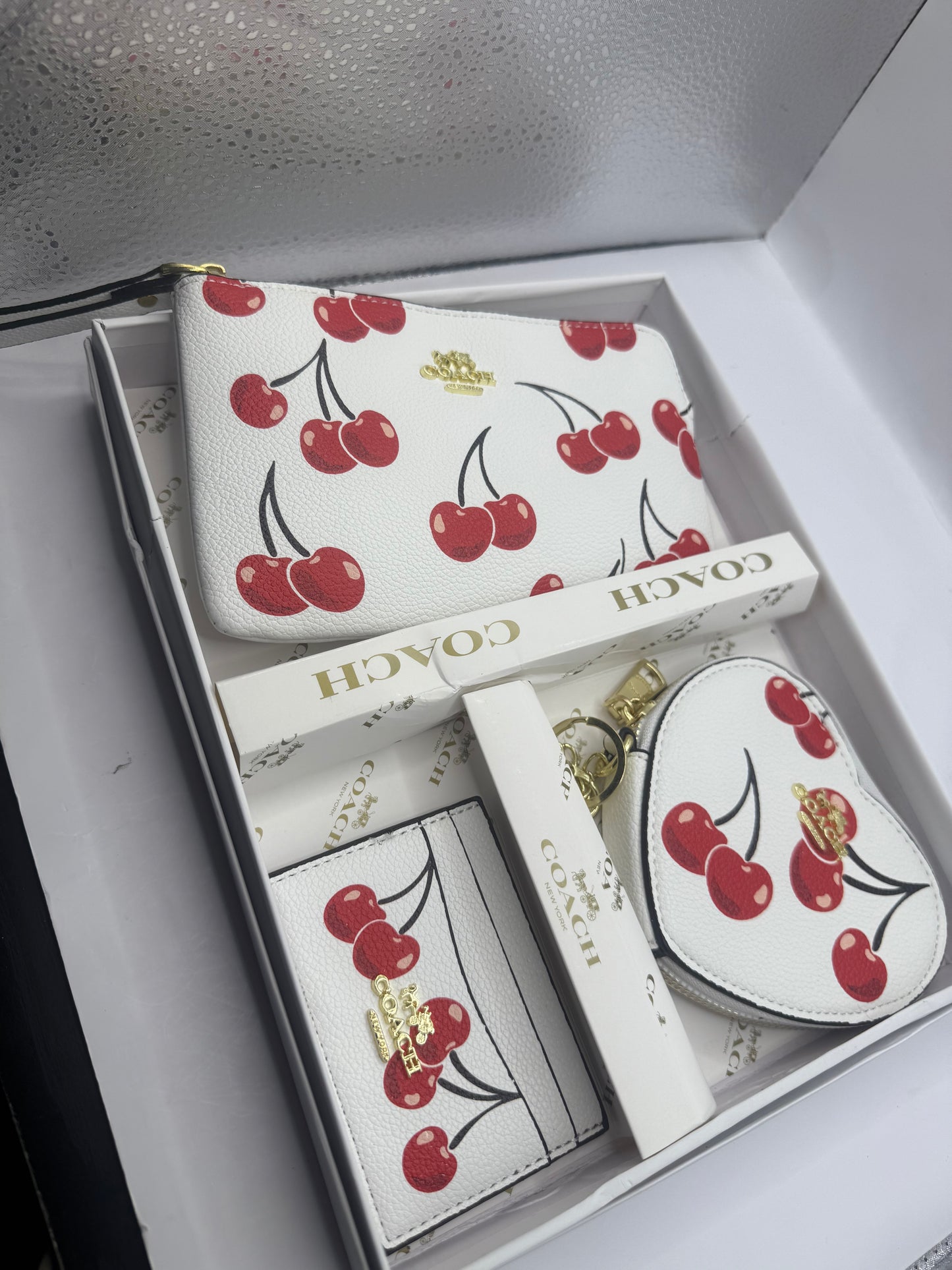 Coach Wristlet 3 piece Set