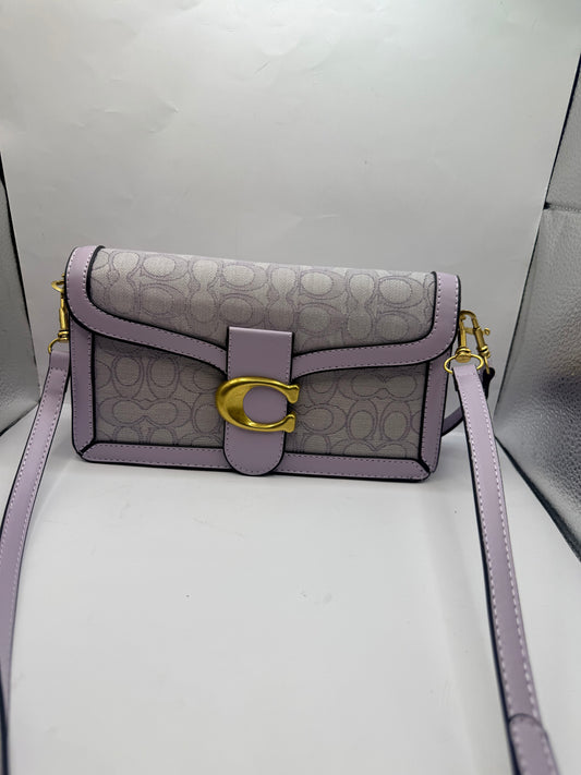 Purple Coach Tabby Handbag