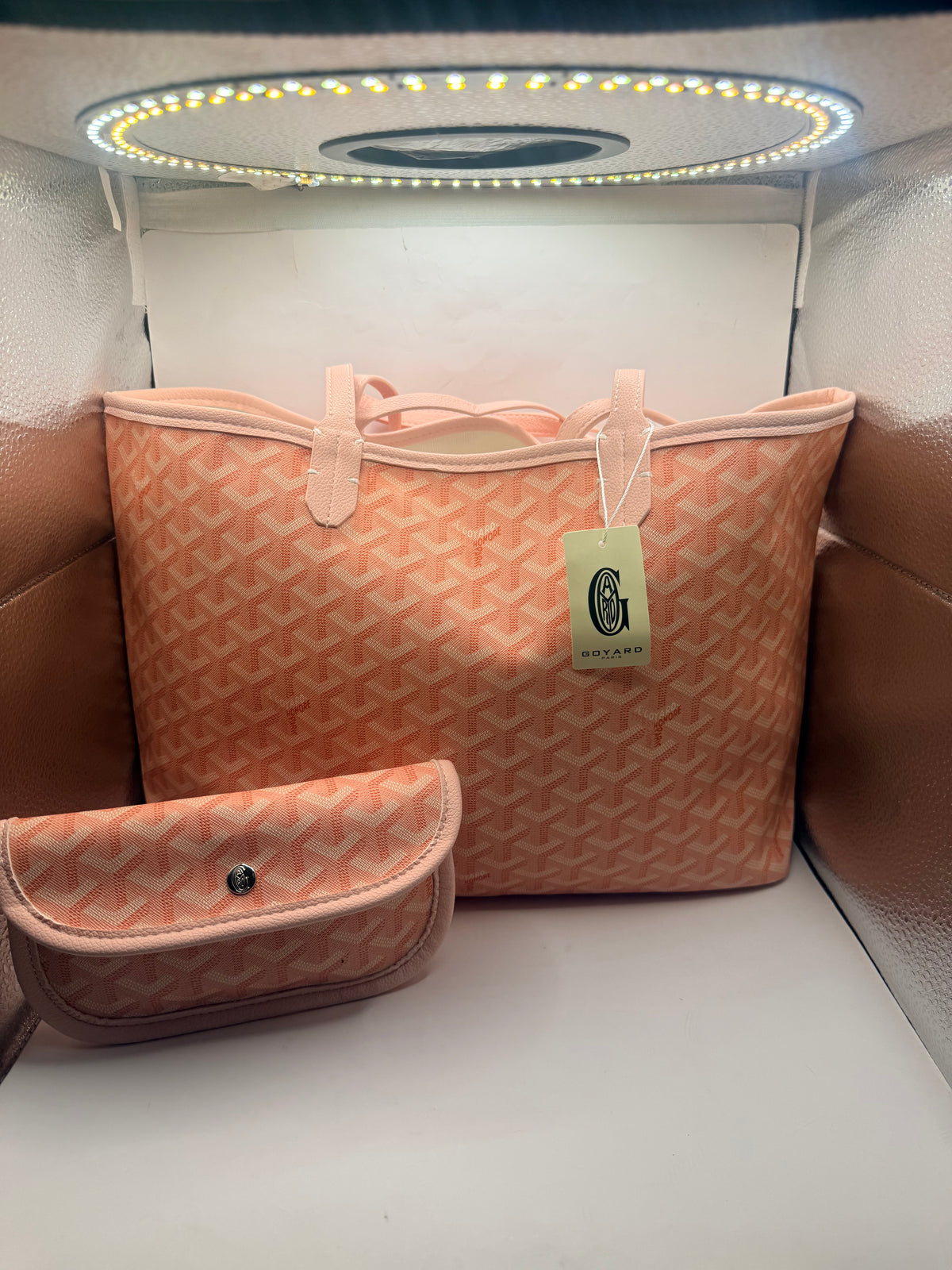 Pink Goyard Handbag