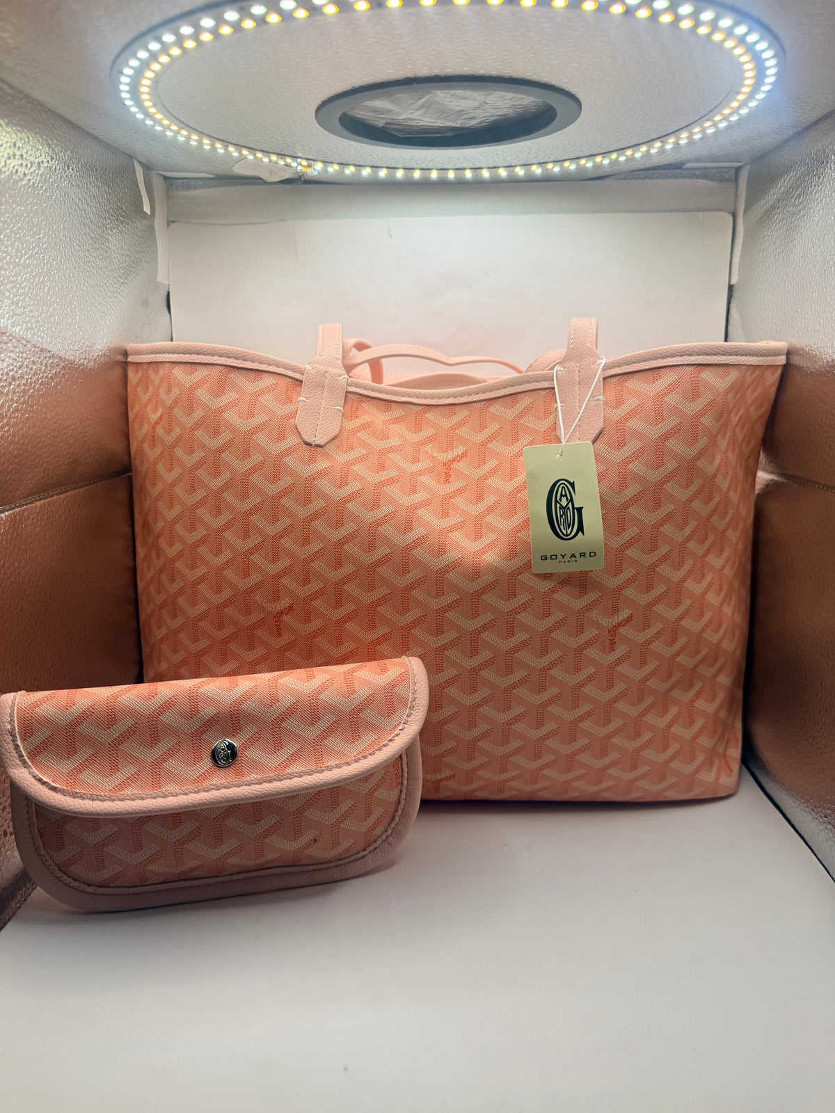 Pink Goyard Handbag
