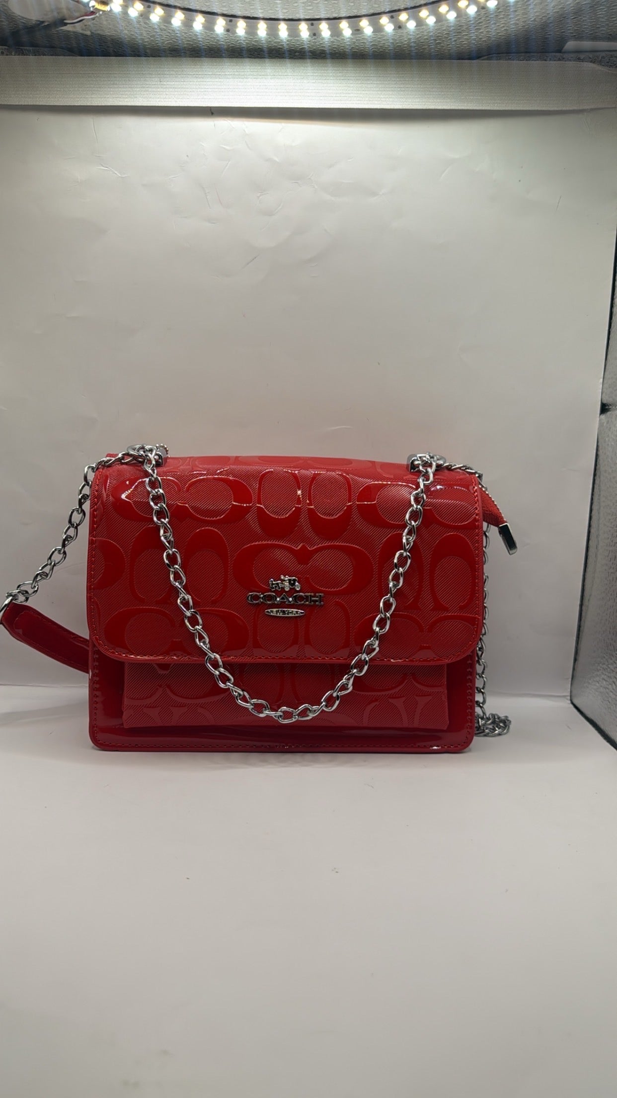 Red Coach Crossbody
