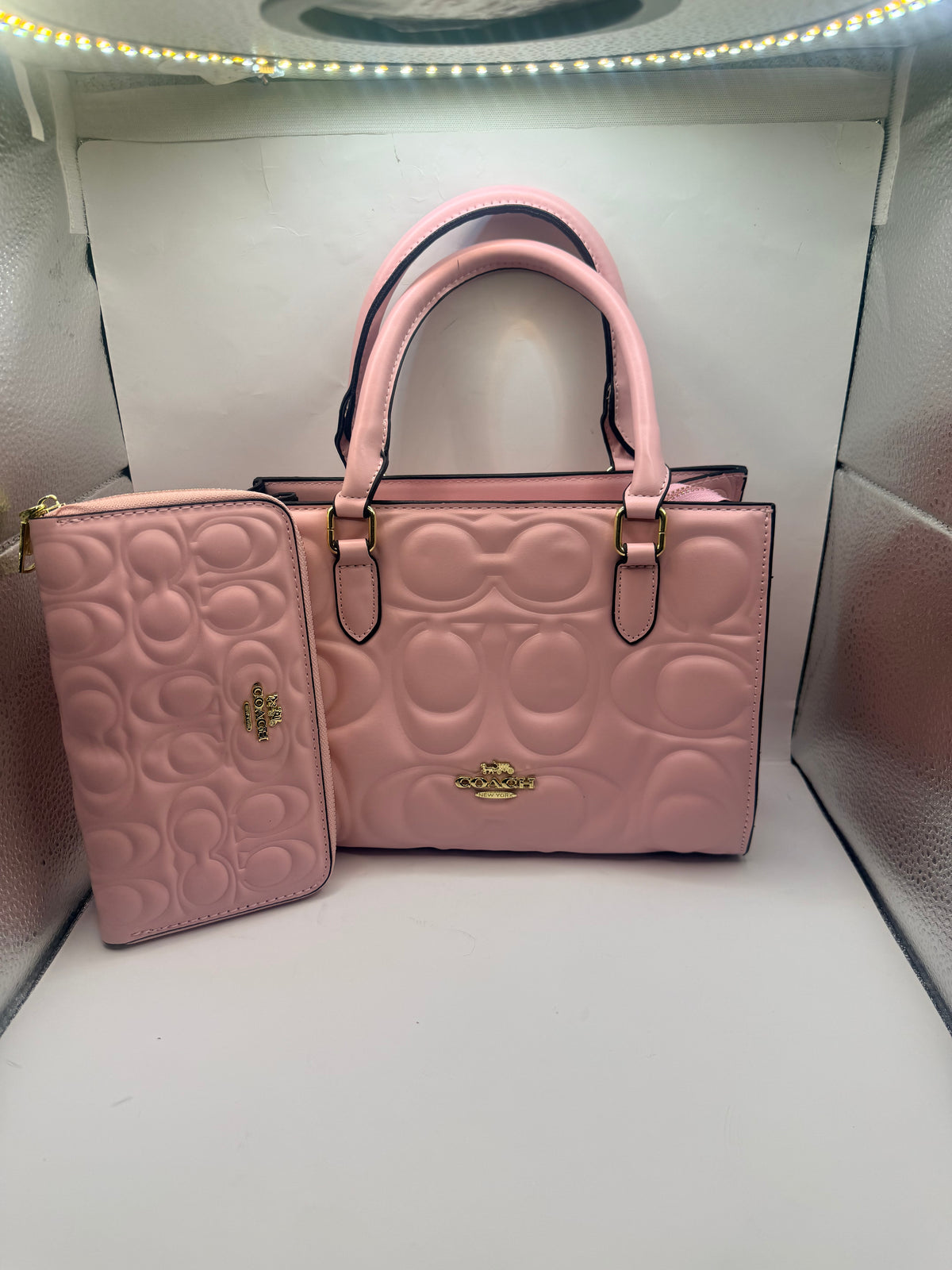 Pink Coach Maggie Tote Handbag