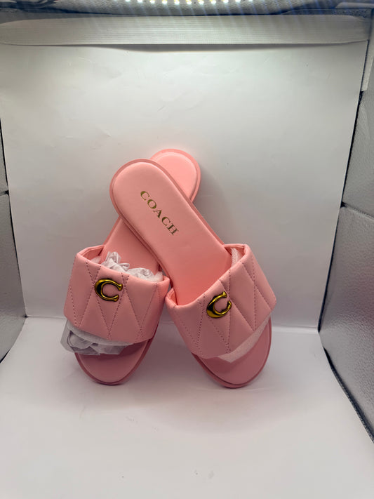 Pink Coach Slides